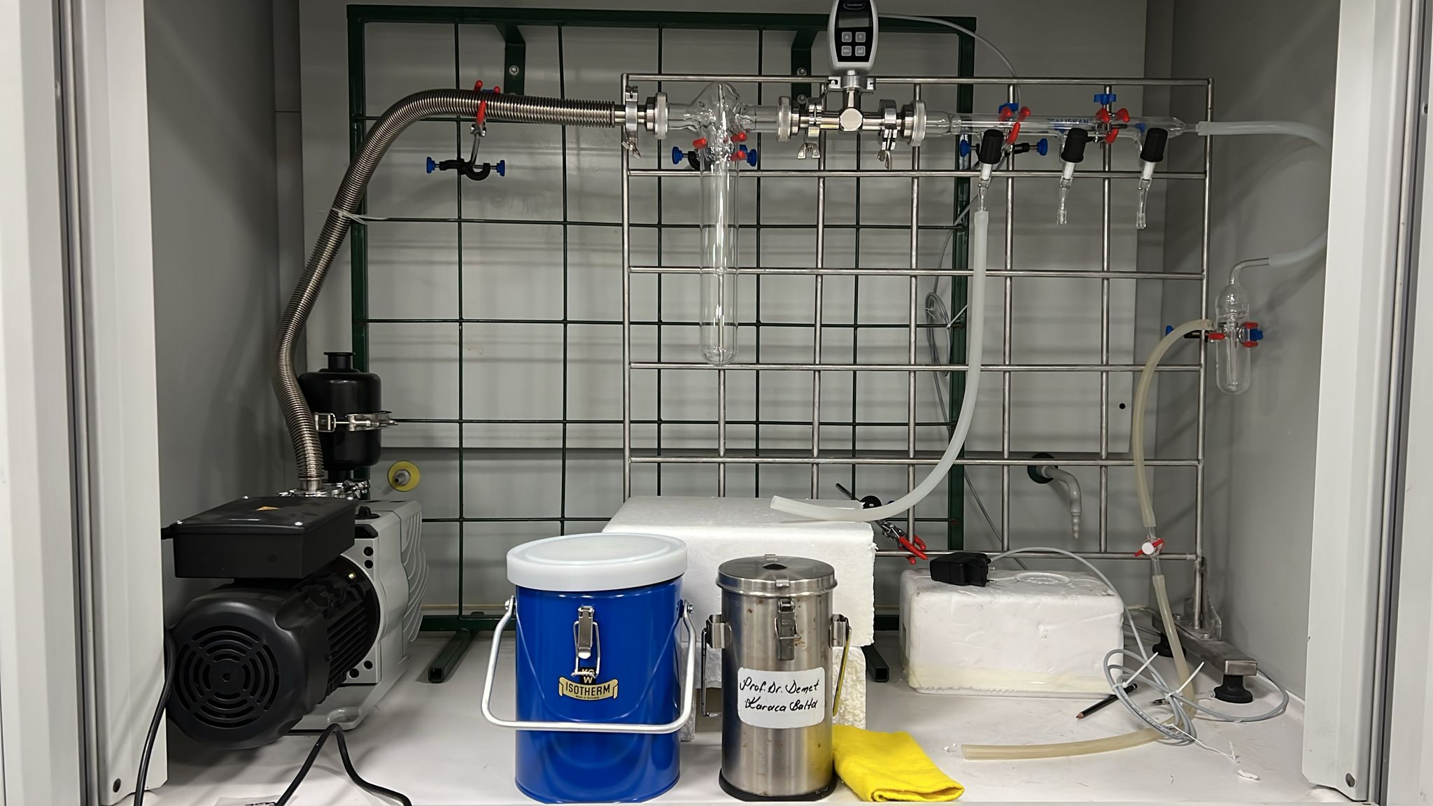 Vakum line ve pompası-Fotoğraf